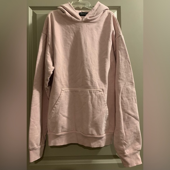 Talentless Heavyweight Pullover Hoodie Dusty Rose/Pink Size Large 100% Cotton - Picture 2 of 6